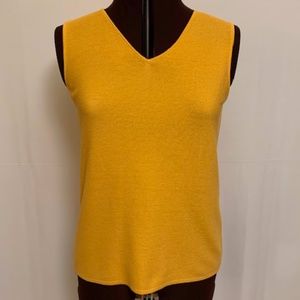 Eileen Fisher - cotton knit shell - size M